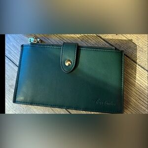 Chic Pink and Green Wallet Duo